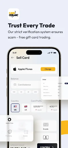 Descargar CardCosmic: Vende tus Tarjetas de Regalo de Forma Segura - Screenshot 4