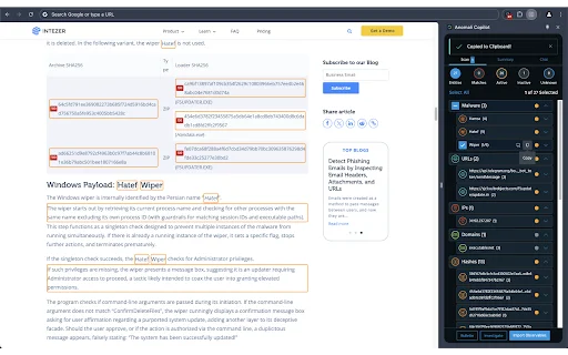 Anomali Copilot: El Asistente de Ciberseguridad con IA Líder - Screenshot 2