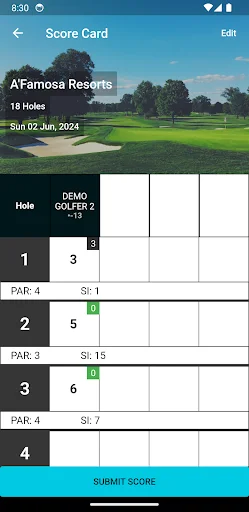 Descargar Online Golf App 6.2.6 – Software de Gestión Web - Screenshot 2