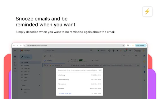 CMDK: Potencia Gmail con Atajos y Productividad – Descarga Ahora - Screenshot 2