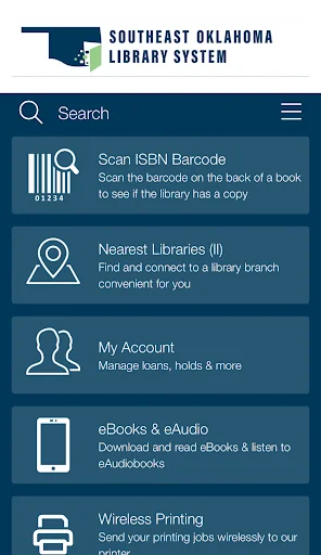 Descarga SE Oklahoma Library System: Acceso a Libros y Recursos - Screenshot 1