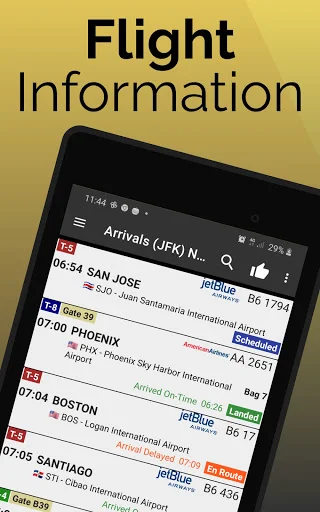 Descarga Christchurch Airport Flights: Información de Vuelos en Tiempo Real - Screenshot 7