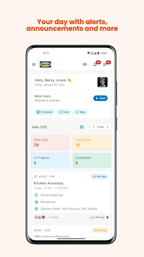 Descargar Zuper para Field Service – Gestión Eficiente de Servicios - Screenshot 1