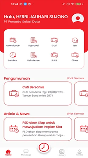 Descargar Persada HRIS – Gestión de Recursos Humanos Móvil - Screenshot 6