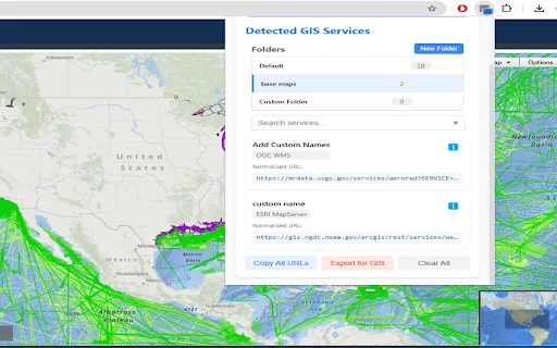 Geo Hound: Detecta y descarga servicios GIS automáticamente - Screenshot 2