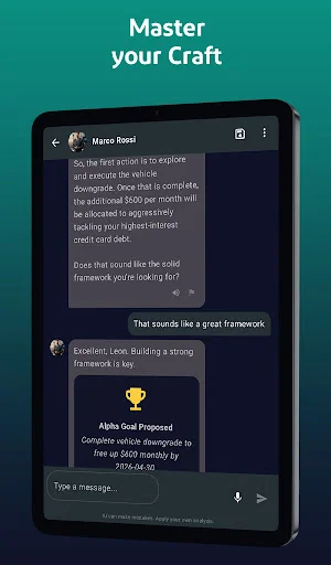 Descarga igoalpha: Potencia tu potencial con Mentores de IA - Screenshot 12