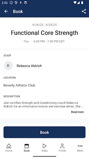 Descarga Beverly Athletic Club – Reserva tus clases fácilmente - Screenshot 2