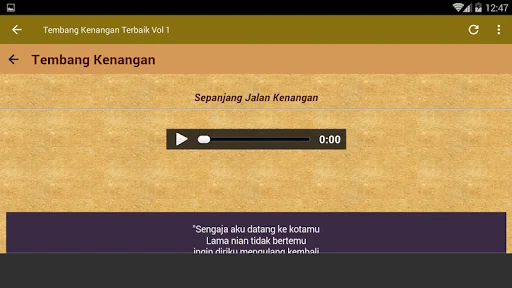 Descargar Koleksi Tembang Kenangan – La mejor música del recuerdo - Screenshot 9