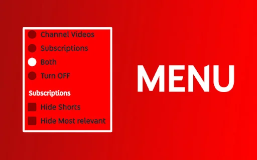 YouTube List View Mode: Visualización en Lista para YouTube - Screenshot 1